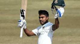 Mehidy leans on patience to produce timely ton in Australia tour game